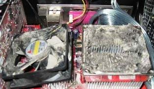 Чистка компьютера от пыли